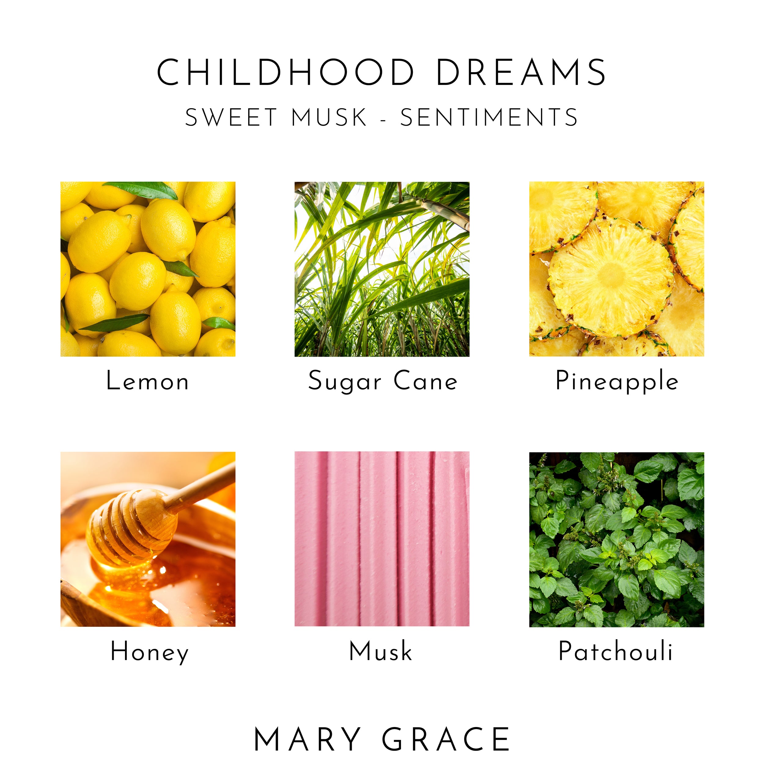Childhood Dreams - Musk Sticks Jar Candle Jar Candle Candle Soy Candle Mary Grace