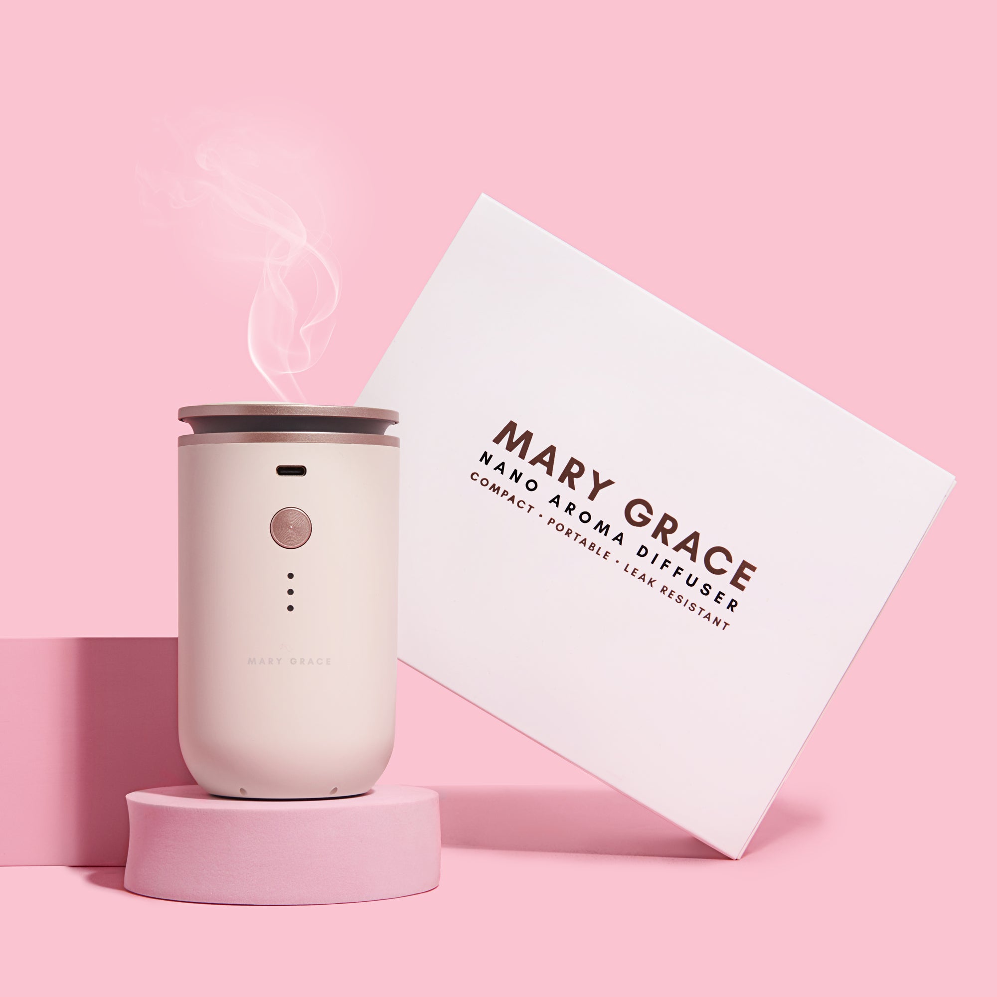 Electric Nano Aroma Diffuser
Rechargeable Diffuser Cordless Diffuser Waterless Portable Automatic Essential Oil Diffuser Mary Grace
