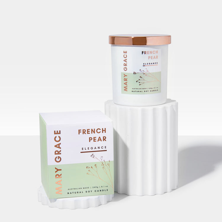 French Pear Jar Candle Jar Candle Candle Soy Candle Mary Grace