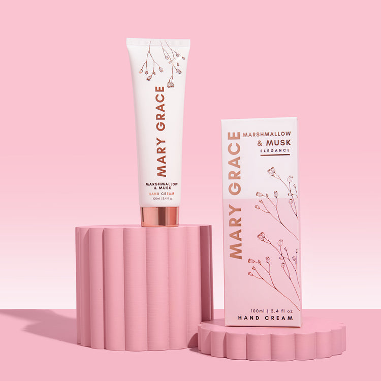 Marshmallow & Musk 100ml Hand Cream Hand & Body Lotion Hand Lotion Body Lotion Lotion Mary Grace