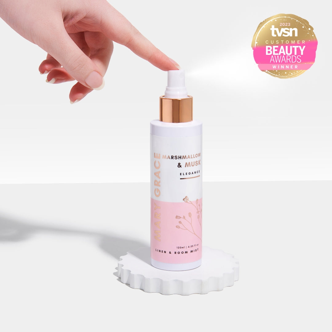 Marshmallow Musk Linen & Room Mist Room Spray Mist Mary Grace