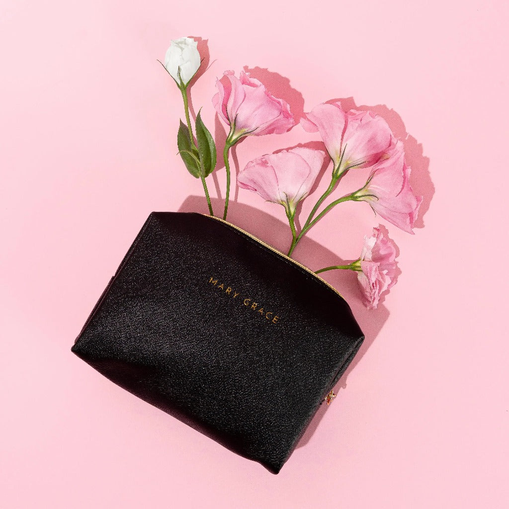 Darling Pouch - Black Mary Grace Clutch