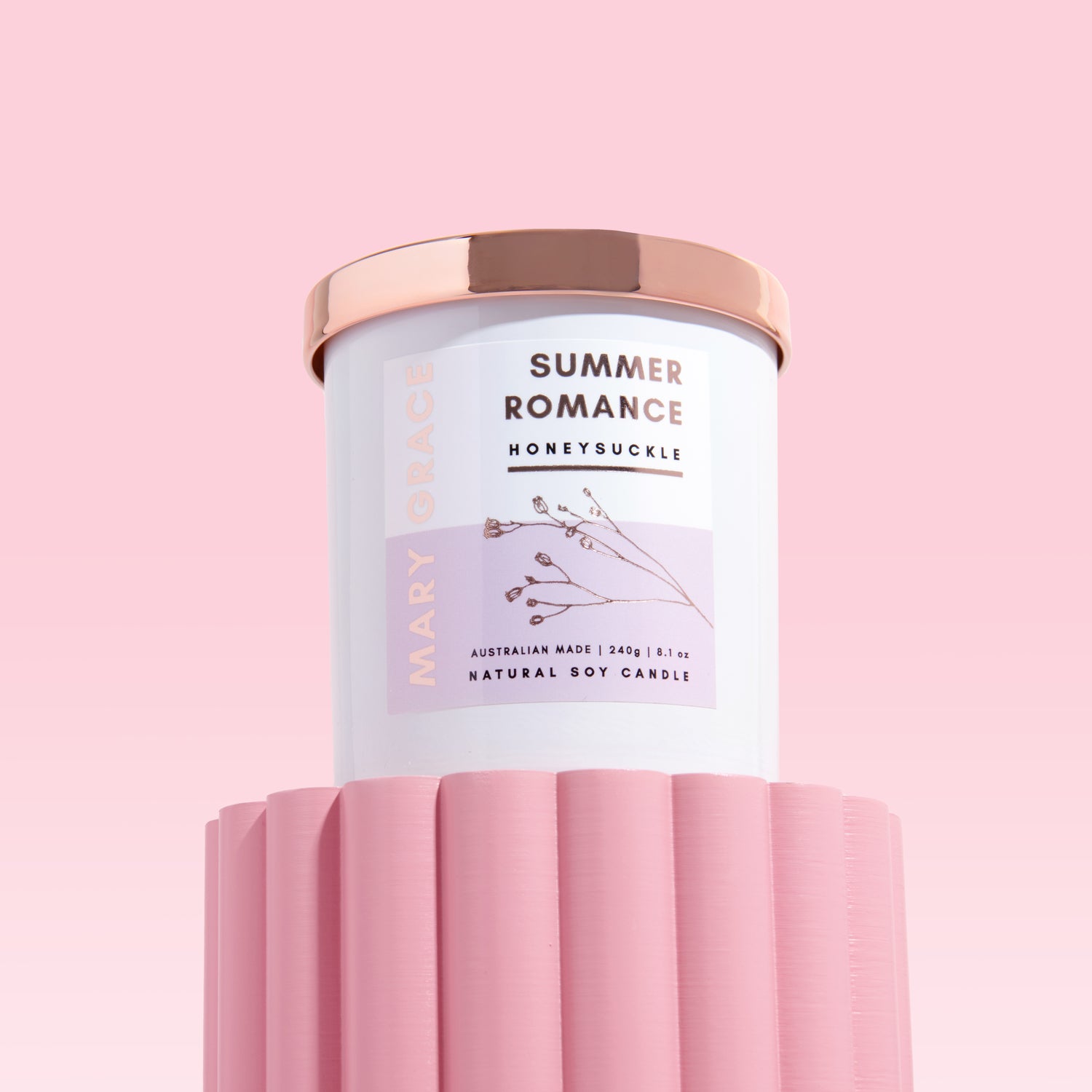 Jar Candle Candle Soy Candle Mary Grace