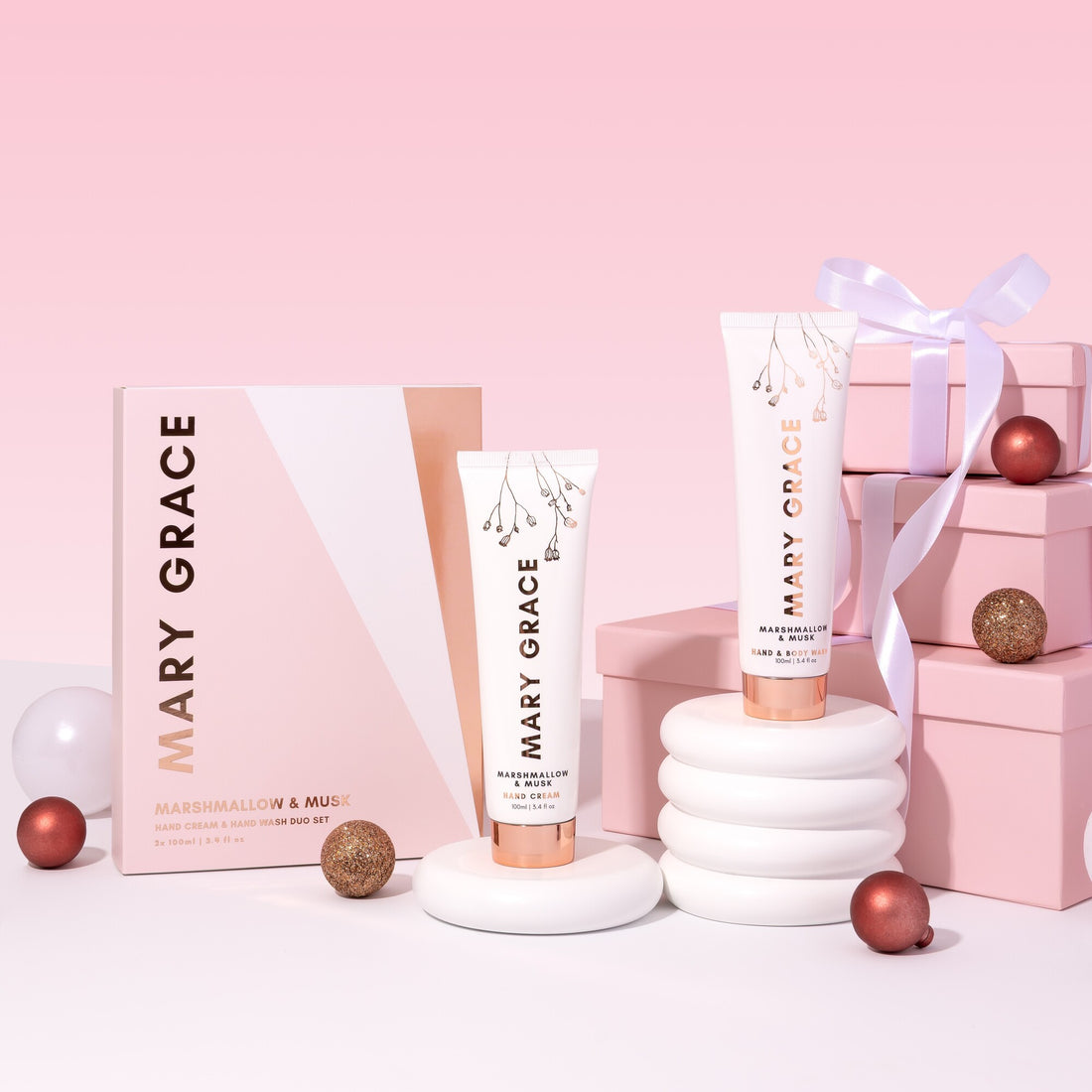 Marshmallow &amp; Musk Hand Cream &amp; Hand Wash Gift Set