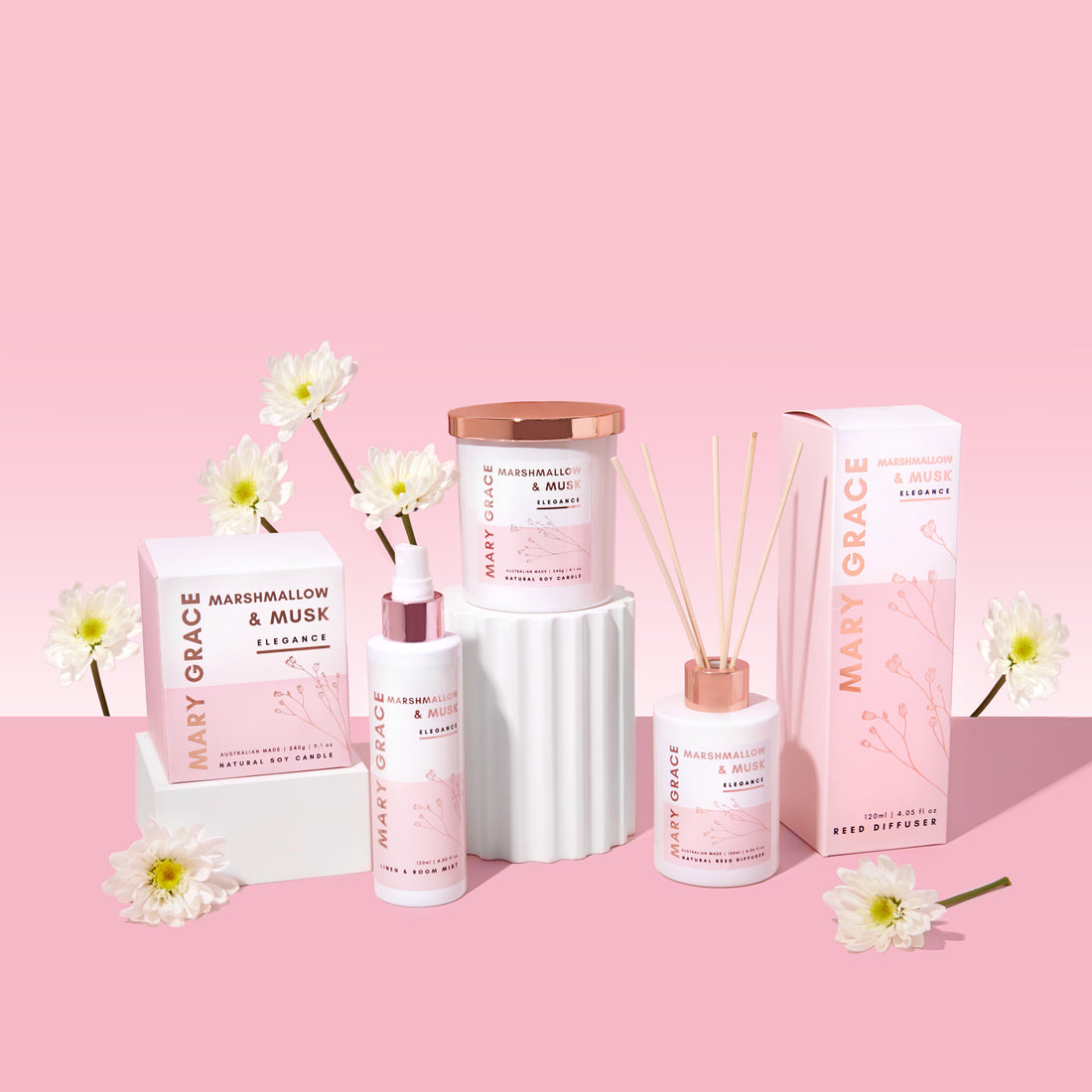 Marshmallow &amp; Musk Home Trio Set