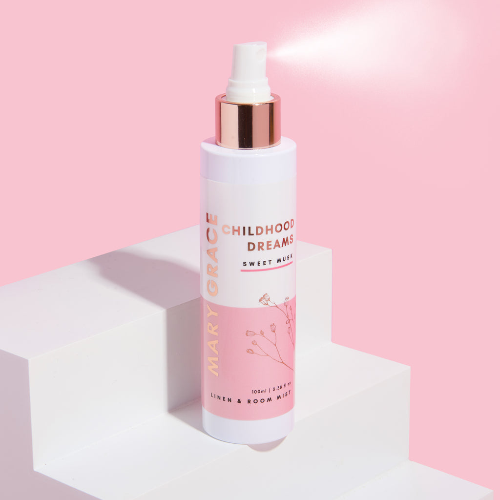 Childhood Dreams - Musk Sticks Linen &amp; Room Mist Room Spray  Mist Mary Grace
